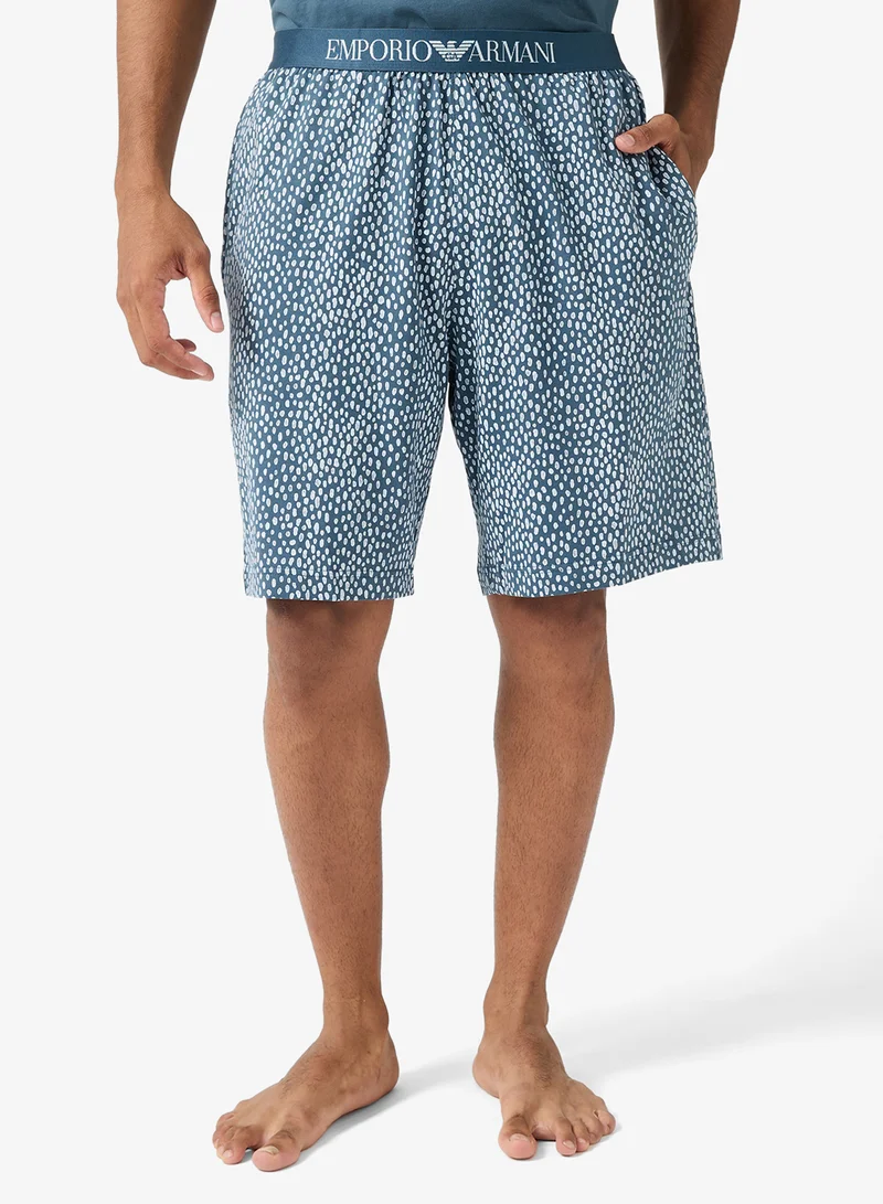 EMPORIO ARMANI  Logo T-Shirt And Shorts Set for Men | Best Price UAE